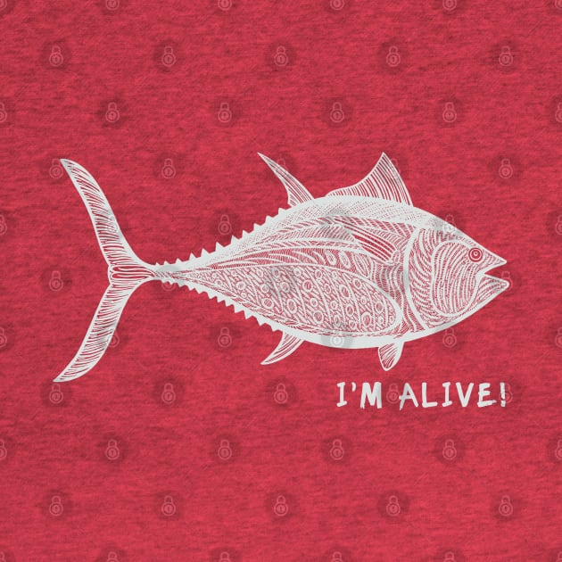 Bluefin Tuna Fish - I'm Alive! - environmental design by Green Paladin